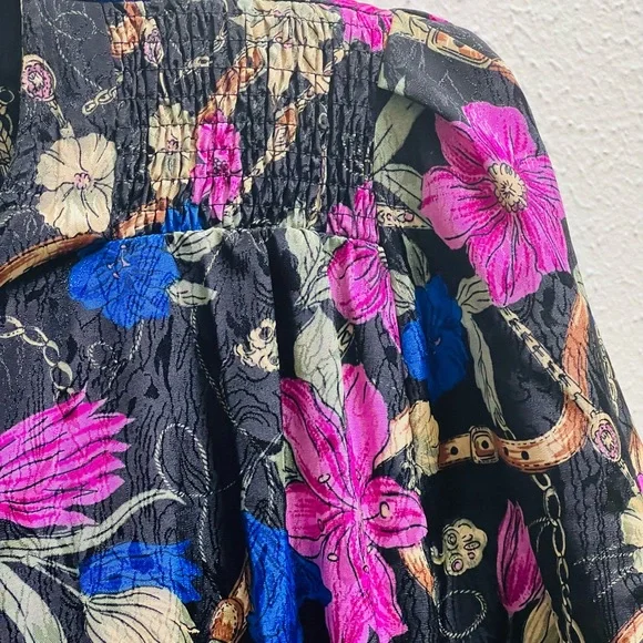 🌸 Vintage Floral Midi Dress – ORITE – Size 15/16 (Fits M–L) 🌸 - Picture 9 of 9